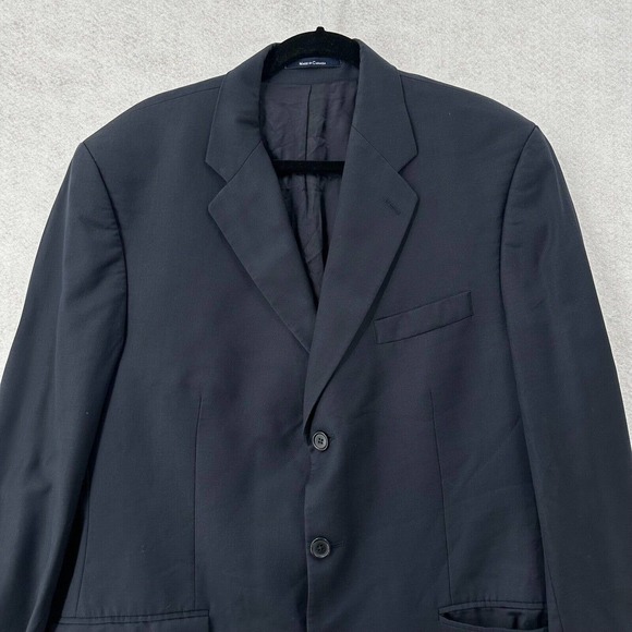 Ralph by Ralph Lauren RL Sports Coat Mens 44R Suit 3 Button Blue Blazer Jacket - Picture 4 of 16